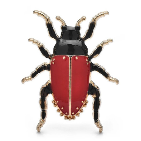 Cute Pastel Scarab Beetle Brooch | Unique Enamel Pin Gift