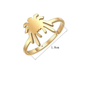 Bague Scarabée Silhouette Minimaliste – Bijou Acier Élégant