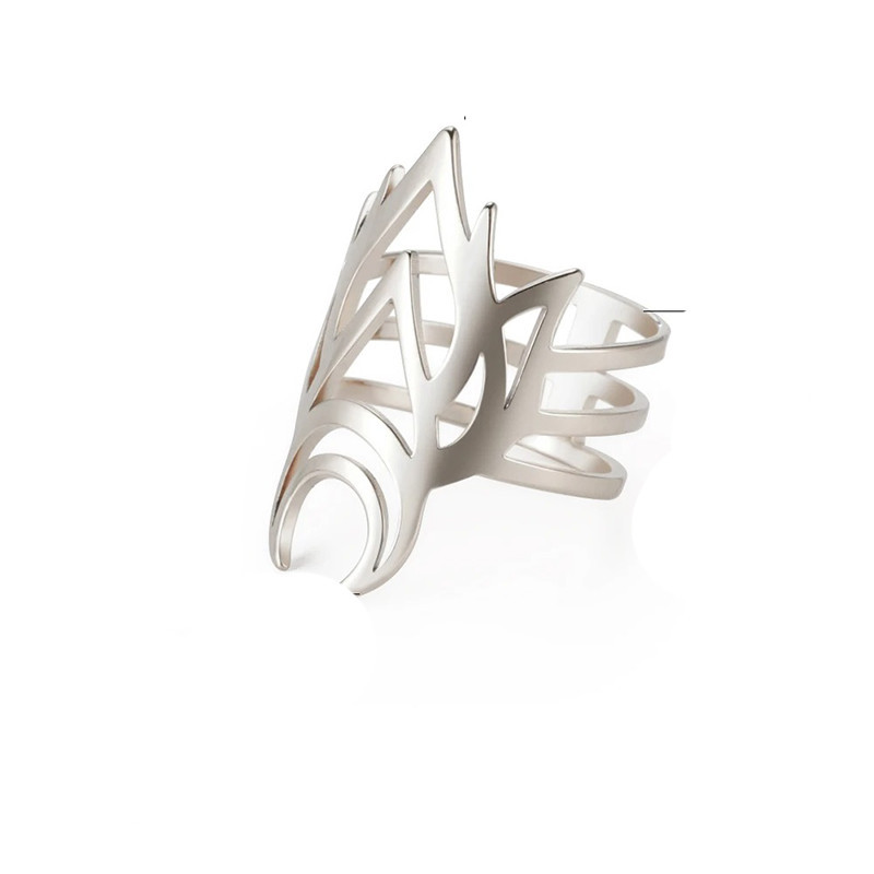 Bague Scarabée Ailé Or & Argent | Bijou Femme Acier Inoxydable