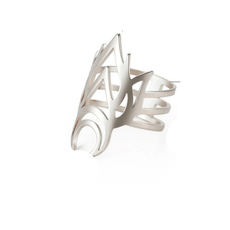 Bague Scarabée Ailé Or & Argent | Bijou Femme Acier Inoxydable