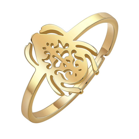 Bague Scarabée Arabesque Unique | Bijou Or & Argent