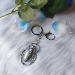 Porte-Clé Scarabée Doré - Élégance & Symbole Porte-Bonheur