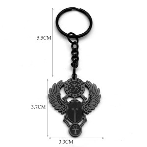 Porte-clés Scarabée Trinité Divine – Talisman Égyptien 3 Couleurs