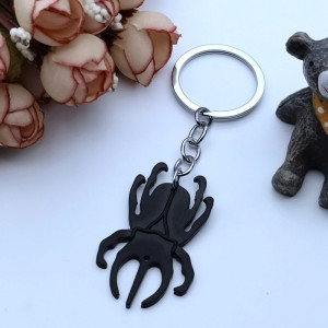 Porte-clés Scarabée Minimaliste | Porte-clef Insecte Moderne
