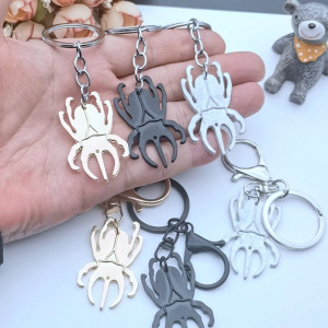 Porte-clés Scarabée Minimaliste | Porte-clef Insecte Moderne