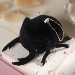 Porte-clés Scarabée Peluche | Cadeau pour Amoureux d'Insectes