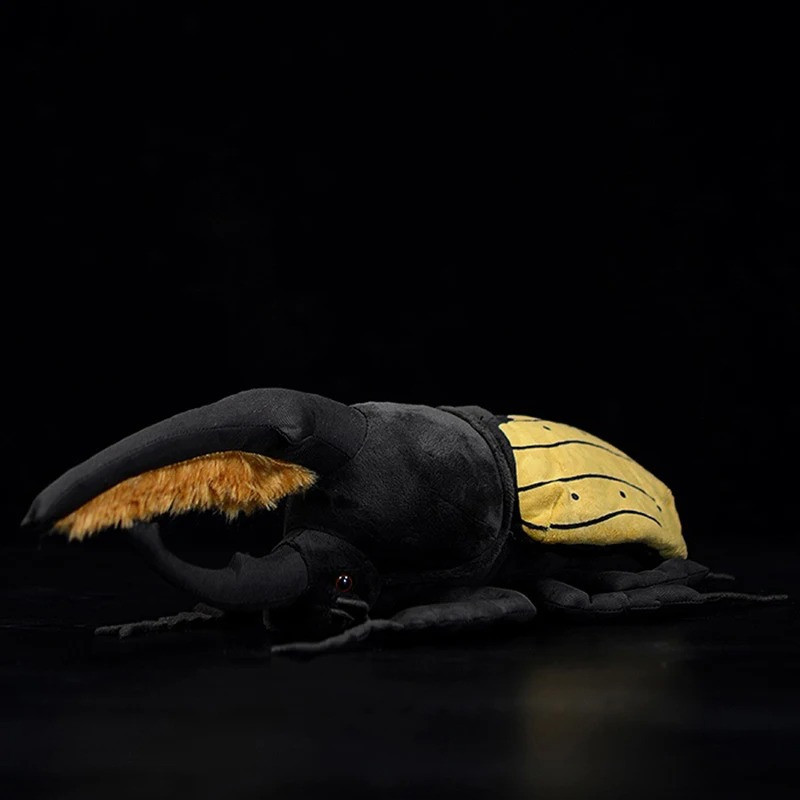 Peluche Scarabée Soleil Doré | Jouet Insecte Géant Mignon