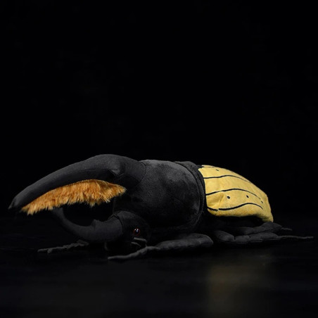 Peluche Scarabée Soleil Doré | Jouet Insecte Géant Mignon