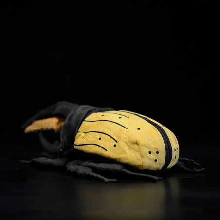 Peluche Scarabée Soleil Doré | Jouet Insecte Géant Mignon