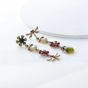 Boucles d'Oreilles Scarabée 'Jardin Mystique' - Bijou Insecte