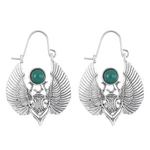 Boucles d'Oreilles Scarabée "Éclat Pharaonique" | Bijou Vintage