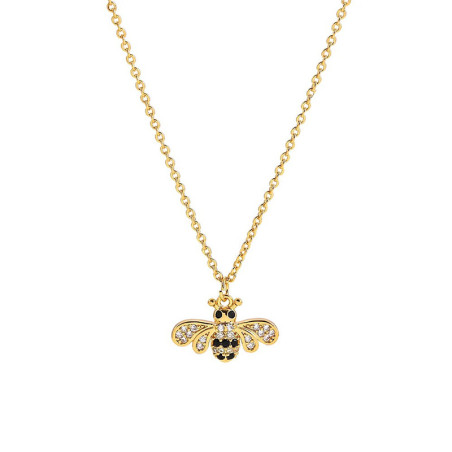 Collier Abeille Scintillant en Or | Bijou Cadeau pour Femme