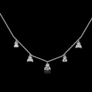 Collier Abeille Constellation Précieuse - Bijou Or & Argent