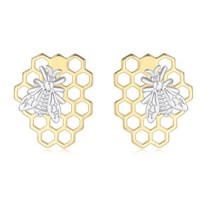 Boucles d'Oreilles Abeille Royal - Bijou Unique & Symbolique