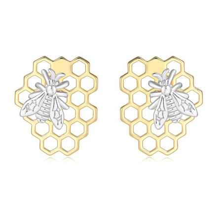 Boucles d'Oreilles Abeille Royal - Bijou Unique & Symbolique