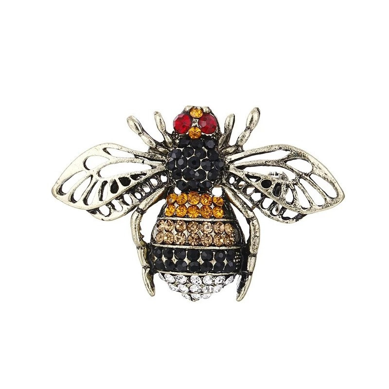 Broche Abeille "Bijoux Ailés" | Pin's Vintage en 2 Coloris