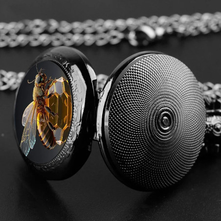 Black Queen Bee Watch | Unique Golden Crystal Jewelry Gift