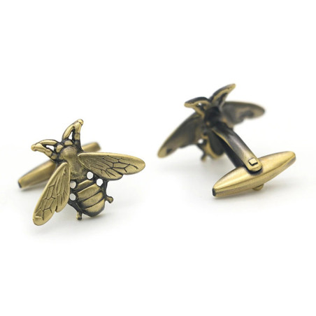Boutons de Manchette Abeille Vintage | Cadeau Homme | 1001abeilles