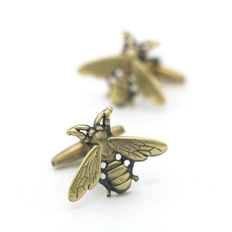 Boutons de Manchette Abeille Vintage | Cadeau Homme | 1001abeilles