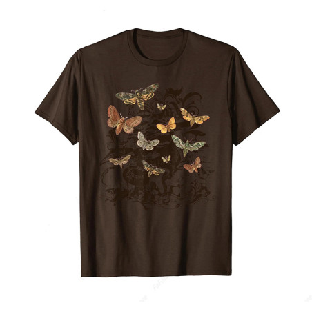 T-Shirt Papillon Mystique - Lueur de Minuit | 1001abeilles