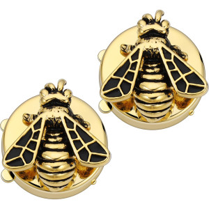 Cache-Boutons Abeille Dorée Uniques | Bijou Luxe & Cadeau
