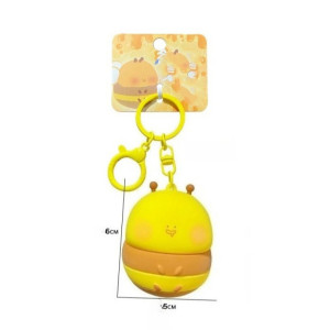 Porte-clés Abeille LED Rigolo | Cadeau Lumineux Mignon 🐝