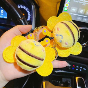 Porte-clés Peluche Abeille Mignonne | Lots de 1 à 20 | Idée Cadeau