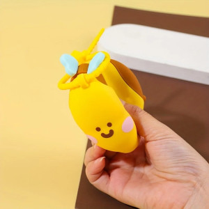 Porte-monnaie Porte-clés Abeille 'Mimi Sourire' en Silicone