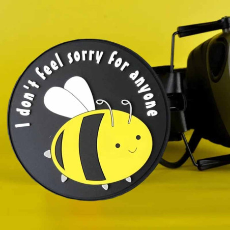 Patch Abeille PVC Drôle 'No Sorry' | Cadeau Mignon & Impertinent