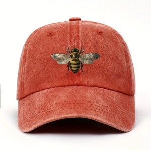 Vintage Bee Dad Hat | Cute Embroidered Cap for Nature Lovers