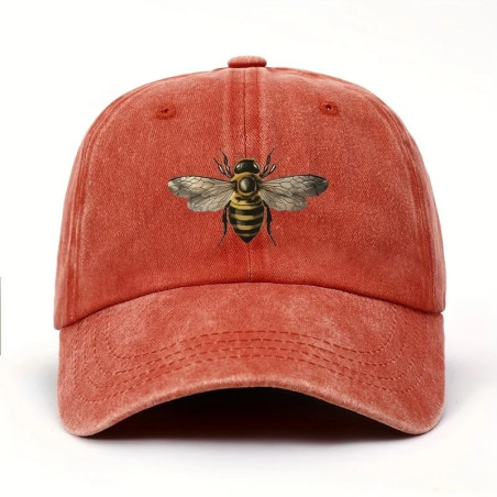 Vintage Bee Dad Hat | Cute Embroidered Cap for Nature Lovers