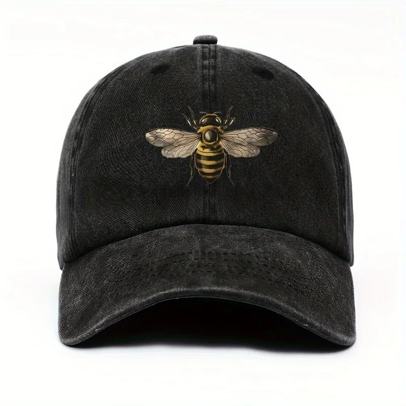 Vintage Bee Dad Hat | Cute Embroidered Cap for Nature Lovers