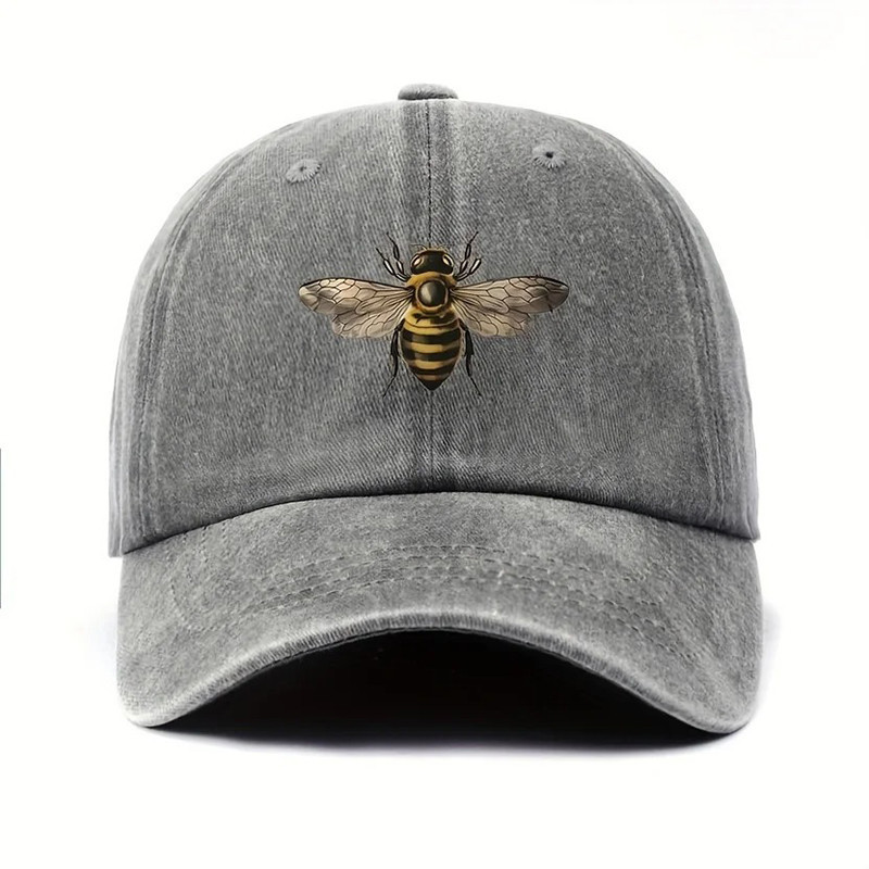 Casquette Vintage Abeille | Dad Hat Brodé pour Amoureux Nature