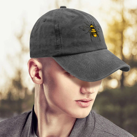 Casquette Abeille 'Urban Forager' | Dad Hat Vintage & Tendance