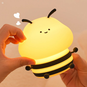 Veilleuse Abeille LED Enfant | Tactile & Intensité Réglable