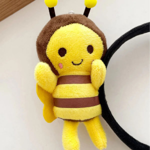 Serre-tête Peluche Abeille Amusant - 2 Styles Disponibles