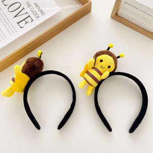 Serre-tête Peluche Abeille Amusant - 2 Styles Disponibles