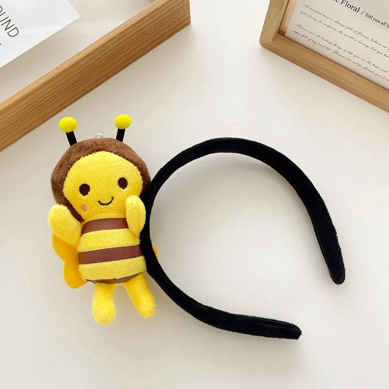 Serre-tête Peluche Abeille Amusant - 2 Styles Disponibles