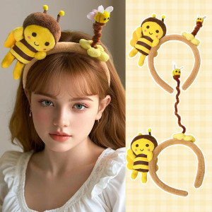 Serre-tête Abeille Rigolo | Accessoire de Fête Double Mascotte