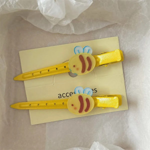 Pinces Cheveux Abeille Pastel Doux - Lot de 2 | 1001abeilles