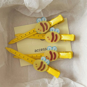 Pinces Cheveux Abeille Pastel Doux - Lot de 2 | 1001abeilles