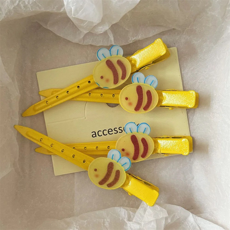 Pinces Cheveux Abeille Pastel Doux - Lot de 2 | 1001abeilles