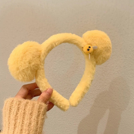 Cute Honey Pom-pom Bee Headband | Fun Bee Hair Accessory