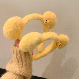 Serre-tête Abeille à Pompons | Accessoire Cheveux Amusant