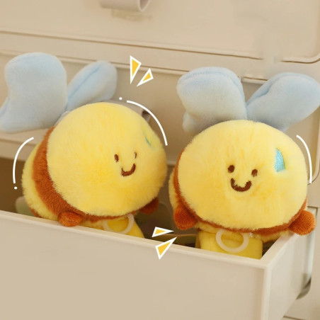 Bracelet Slap Peluche Abeille pour Enfant | Jouet Rigolo
