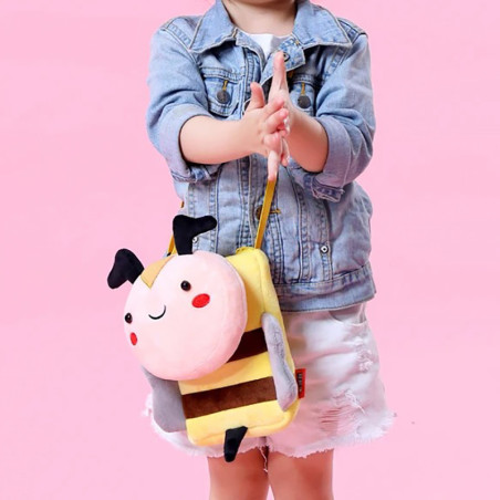 Sac Peluche Abeille Mignon | Sac à Main Enfant | Idée Cadeau