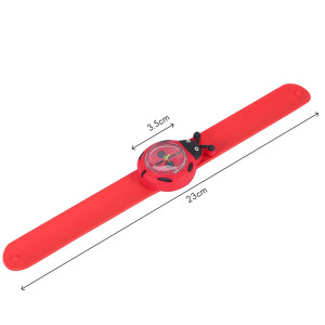 Cute Ladybug Slap Watch for Kids | Easy Silicone Band Gift