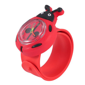 Adorable Montre Slap Coccinelle | Cadeau Idéal pour Enfant