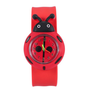 Adorable Montre Slap Coccinelle | Cadeau Idéal pour Enfant