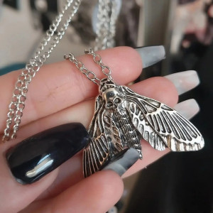 Collier Papillon Sombre Mystique